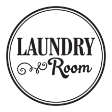Laundry Room Vintage Double Circle inspirational for any home Wall Quotes™ Decal
