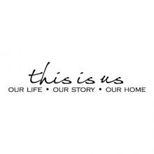 This is us our life our story our home wall quotes vinyl lettering wall decal home decor vinyl stencil love family house