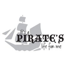 Pirate's life ship wall decal