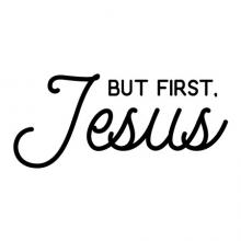 But first jesus wall quotes vinyl lettering wall decal home decor vinyl stencil religious faith bible god church christian