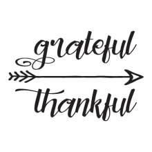 Grateful thankful arrow