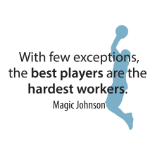 With few exceptions the hardest workers are the best players