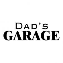 Dad's Garage wall quotes vinyl lettering wall decal home decor vinyl stencil workshop wood working father's day manly man cave