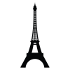 Eiffel Tower wall decal