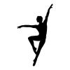 Male Ballet Dancer wall quotes vinyl art wall decal boy man dance 