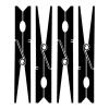 4 Large clothespins wall quotes vinyl lettering wall decal home decor vinyl stencil laundry air dry clothesline hang your laundry to dry