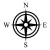 star compass wall quotes vinyl wall decal navigation north star legend