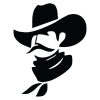 Cowboy silhouette 