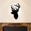 Deer Head Silhouette II inspirational great for any home Wall Quotes™ Wall Art Decal