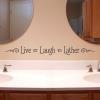 Live Laugh Lather, great for any bathroom Wall Quotes™ Decal