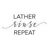 lather rinse repeat wall decal home decor vinyl lettering wall decal bathroom washroom restroom salon