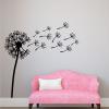 Large Dandelion with extra pieces wall quotes vinyl lettering wall decal home decor vinyl stencil large whole wall decal weeds flowers garden
