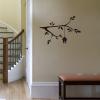 branch and birdhouse entryway stairs wall art decal