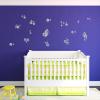 magical whimsy butterfly sparkles nursery girl wall art decal