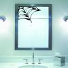 corner spiderweb mirror window wall art decal