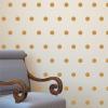 polkadots gold nursery wall art decal