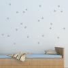 stars silver nursery bedroom wall art decal