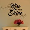 Rise And Shine Wall Quotes™ Decal, bedroom, have a good day good morning motivation wake up happy