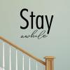 Stay Awhile wall quotes vinyl lettering wall decal welcome entry home entryway