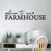 Welcome to our farmhouse wall quotes vinyl lettering wall decal home decor house home entry entryway rustic vintage farm style