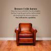 In Room Above Chair Wall Decal