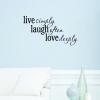 Live Laugh Love Wall Quotes Decal
