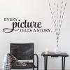 Every picture tells a story, photo wall, wall quotes vinyl wall decal family pictures photos family photos, images