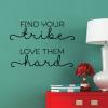 Find your tribe love them hard wall quotes vinyl lettering wall decal home decor vinyl stencil family children close friends coworkers