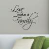 Love makes a family wall quotes vinyl letters wall decal home decor vinyl stencil adoption family isn't just blood family is who you love