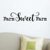 Farm Sweet Farm wall quotes vinyl lettering wall decal farmhouse 