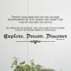 explore, dream, discover, mark twain, twain, read, book, literature, reading, education, library, classroom, school, teach, learn, bowlines, set sail, sail, trade winds