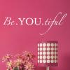 Be. You. tiful wall quotes vinyl lettering vinyl decal beautiful beyoutiful confidence style be yourself self love 
