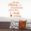 All the flowers of tomorrow are in the seeds of today wall quotes vinyl lettering wall decal home decor garden flower flowerpot plants gardening inspirational