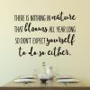 There is nothing in nature that blooms all year long so don’t expect yourself to do so either. wall quotes vinyl lettering wall decal home decor vinyl stencil 