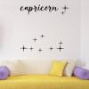 Capricorn Constellation Stars and Name wall quotes vinyl lettering home decor vinyl stencil nursery bedroom zodiac star sign stars moon 