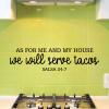 As for me and my house we serve tacos Salsa 24:7 wall quotes vinyl lettering wall decal home decor vinyl stencil kitchen funny food eat mexican 