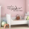 Dream is a Wish Amelia Wall Quotes™ Decal, a dream is a wish your heart makes, disney, cinderella, kids room