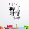 Let the wild rumpus start kids kid room playroom nursery classroom where the wild things are literature literary library