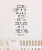 Second Start To The Right inspirational for any home Wall Quotes™ Decal