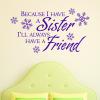 snow princess wall quotes vinyl decal frozen