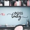 Boss Lady Victoria Wall Quotes Decal feminism vinyl office decor female girl boss