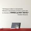 All things are subject to interpretation. Whichever interpretation prevails at a given time is a function of power & not truth. - Friedrich Nietzsche wall quotes vinyl lettering wall decal home decor office professional philosopher philosophy