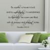 By wisdom a house is built, and by understanding it is established; by knowledge the rooms are filled with all precious and pleasant riches. Proverbs 24:3-4  wall quotes vinyl lettering wall quotes home decor religious bible verse faith christian