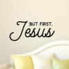 But first jesus wall quotes vinyl lettering wall decal home decor vinyl stencil religious faith bible god church christian