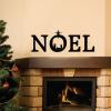 Noel {with nativity in the "o"} wall quotes vinyl lettering wall decal home decor vinyl stencil holiday seasonal christmas 