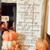crackling fires hay rides crunchy leaves scarves & flannels apple picking chilly nights football season pumpkin everything cuddle weather hot coffee wall quotes vinyl lettering wall decal home decor vinyl stencil fall autumn seasonal