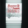 Snowmen fall from heaven unassambled christmas vinyl