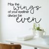 May the wings of your eyeliner always be even wall quotes vinyl lettering wall decal makeup cat eye vanity quote 