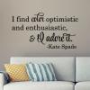 I find color optimistic and enthusiastic, & I adore it. Kate Spade wall quotes vinyl lettering wall decal home decor vinyl stencil style fashion decorator