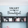 Smart is Beautiful Wall Quotes Decal vinyl hanging home decor vinyl stencil beautiful home smart home